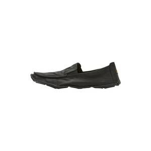 NEW VIBRAM men's one quarter leather loafer in black